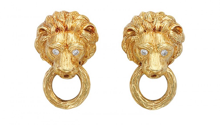 Lion Earrings