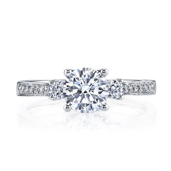 Diamond Semi-mount Engagement Ring