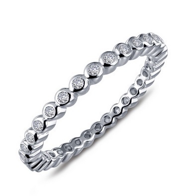 Lafonn Bezel-Set Simulated Diamond Fashion Band