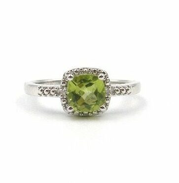 Sterling Silver Peridot Ring