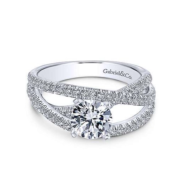 Diamond Semi-mount Engagement Ring