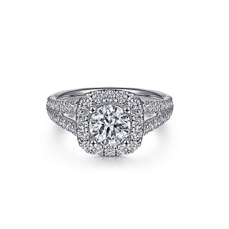 Diamond Semi-mount Engagement Ring