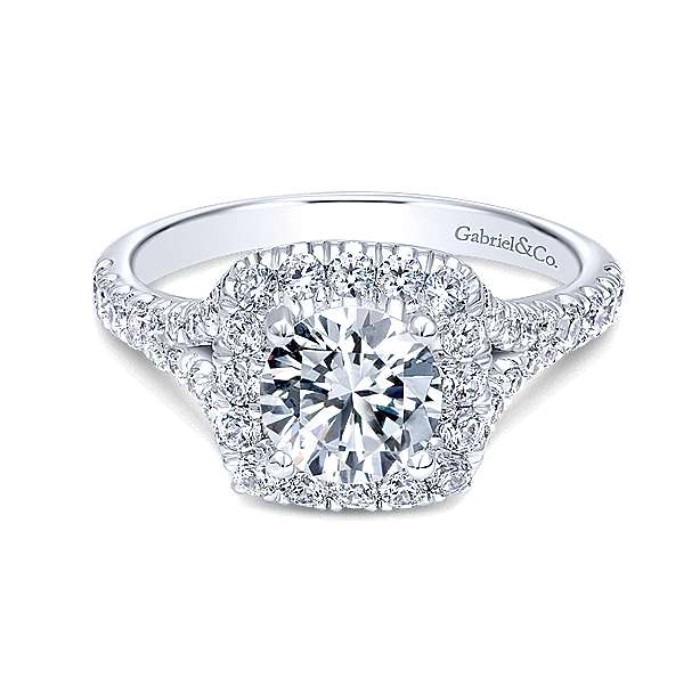 Diamond Semi-mount Engagement Ring