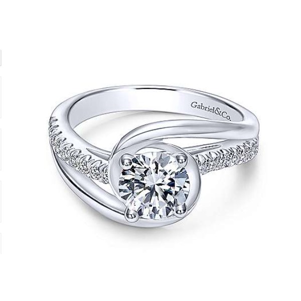 Diamond Semi-mount Engagement Ring