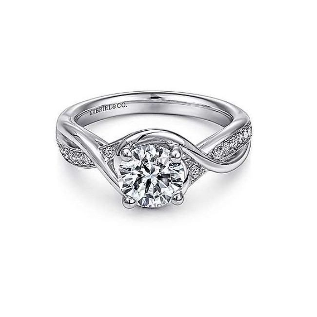 Diamond Semi-Mount Engagement Ring