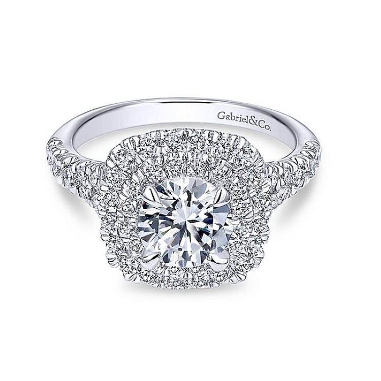 Diamond Semi-mount Engagement Ring