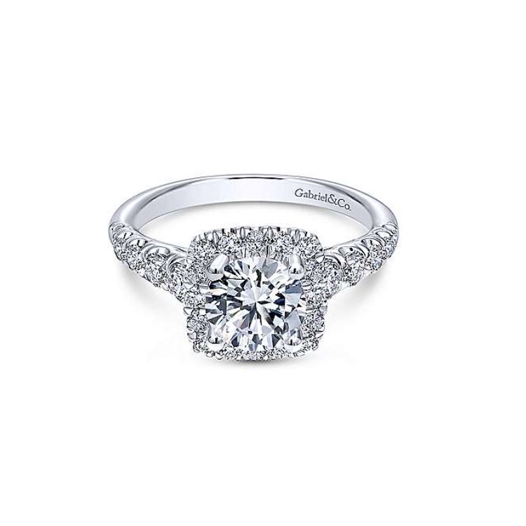 Diamond Semi-mount Engagement Ring