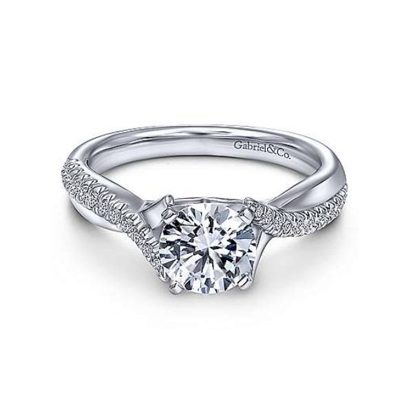 Diamond Semi-mount Engagement Ring