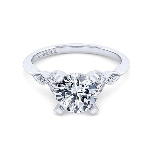 Diamond Semi-mount Engagement Ring