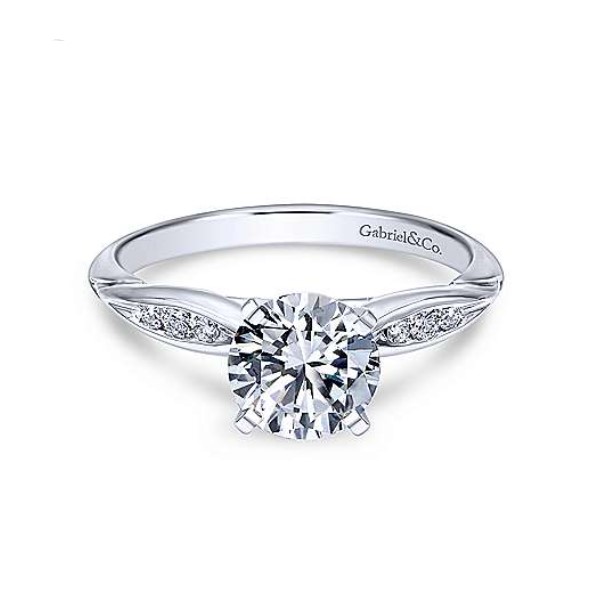 Diamond Semi-mount Engagement Ring