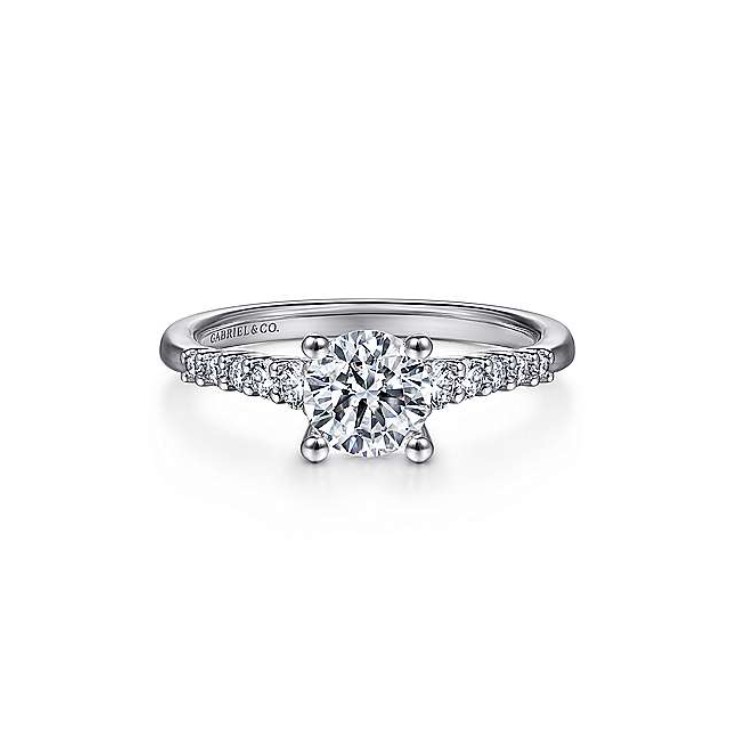 Diamond Semi-mount Engagement Ring