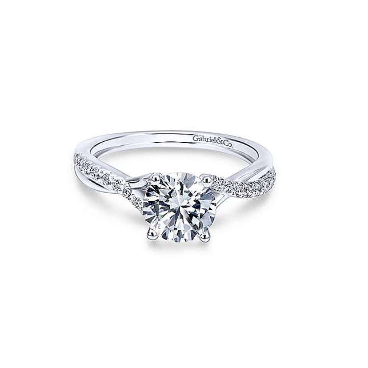 Diamond Semi-mount Engagement Ring