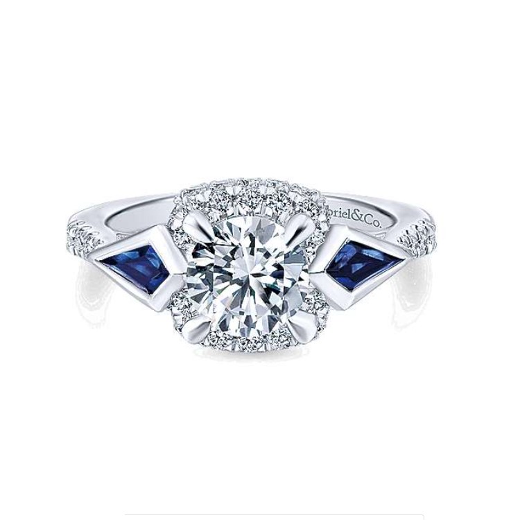 Diamond Semi-mount Engagement Ring