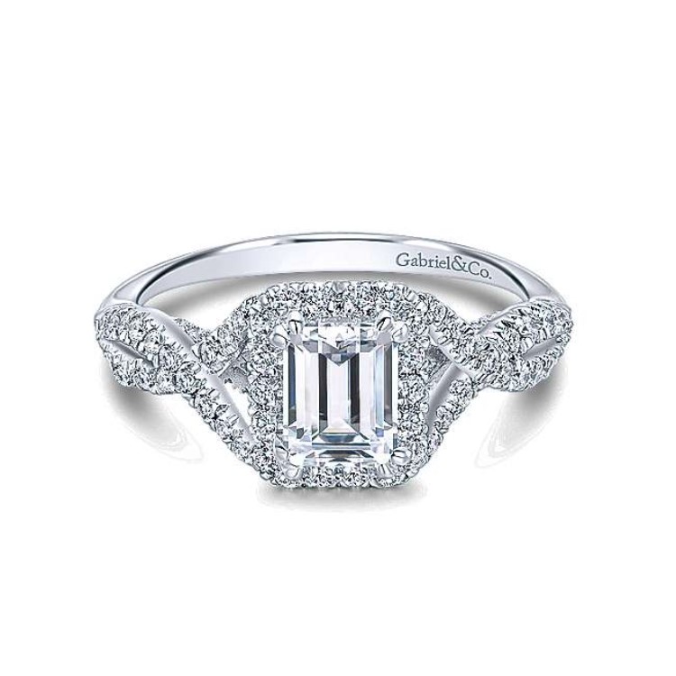 Diamond Semi-mount Engagement Ring