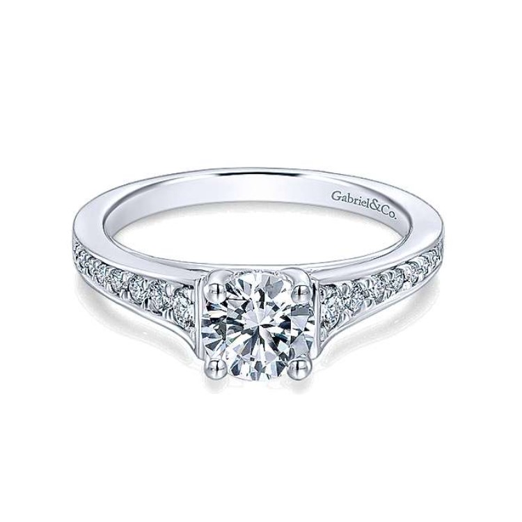 Diamond Semi-mount Engagement Ring