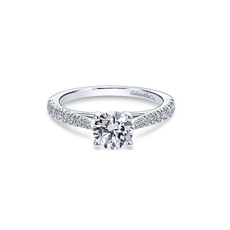 Diamond Semi-mount Engagement Ring