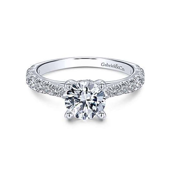 Diamond Semi-mount Engagement Ring