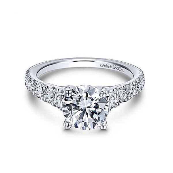 Diamond Semi-mount Engagement Ring