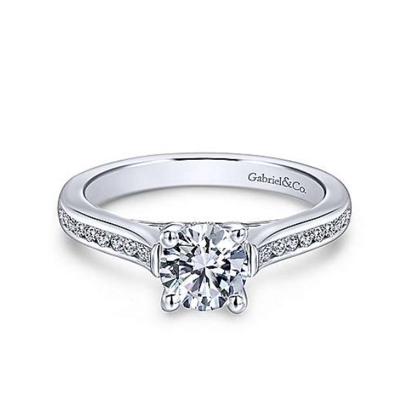 Diamond Semi-mount Engagement Ring