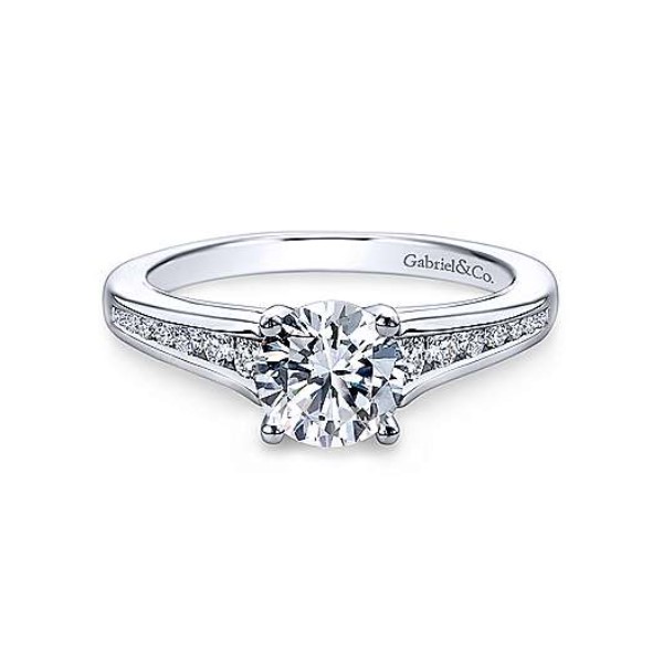 Diamond Semi-mount Engagement Ring