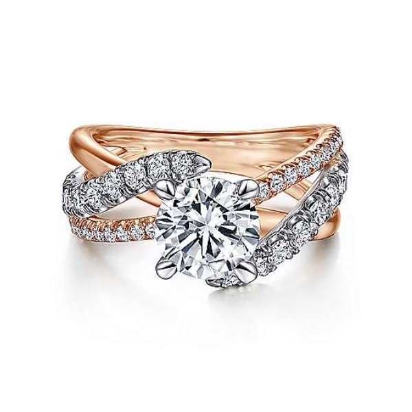 Diamond Semi-mount Engagement Ring