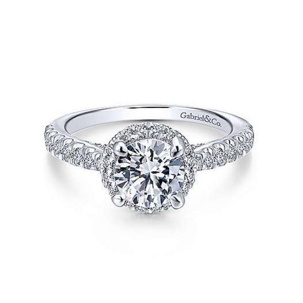 Diamond Semi-mount Engagement Ring