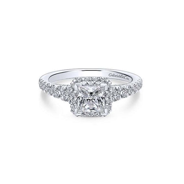 Diamond Semi-mount Engagement Ring