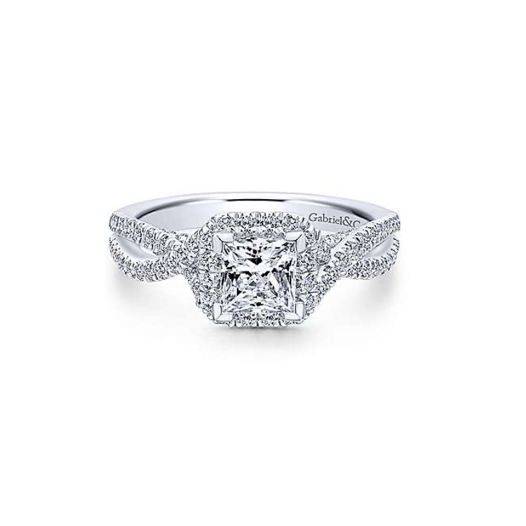 Diamond Semi-mount Engagement Ring