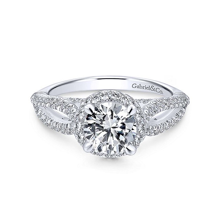 Diamond Semi-mount Engagement Ring