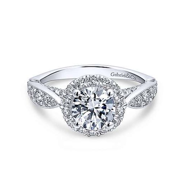 Diamond Semi-mount Engagement Ring