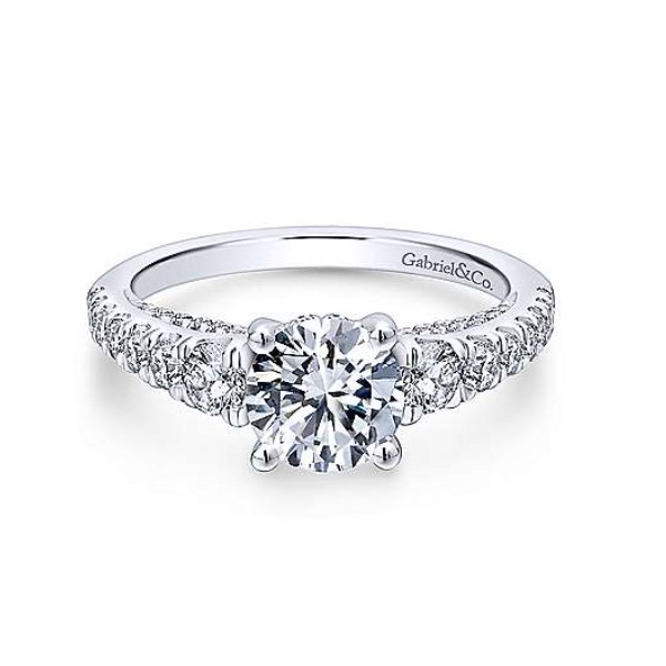 Diamond Semi-mount Engagement Ring