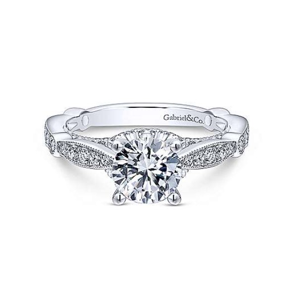 Diamond Semi-mount Engagement Ring