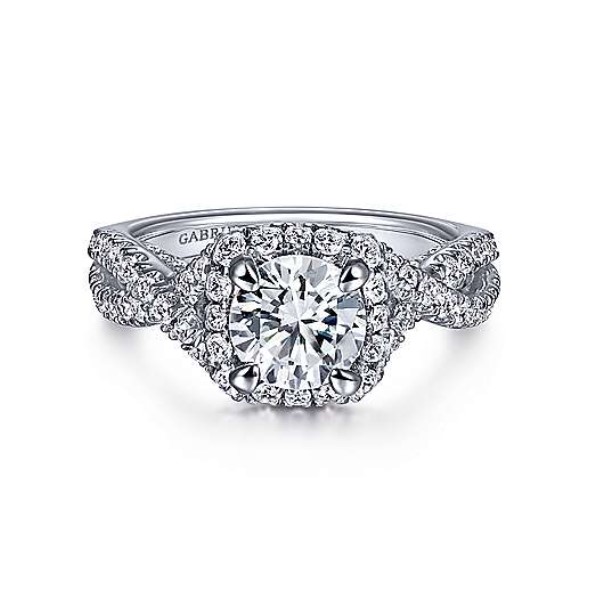 Diamond Semi-mount Engagement Ring