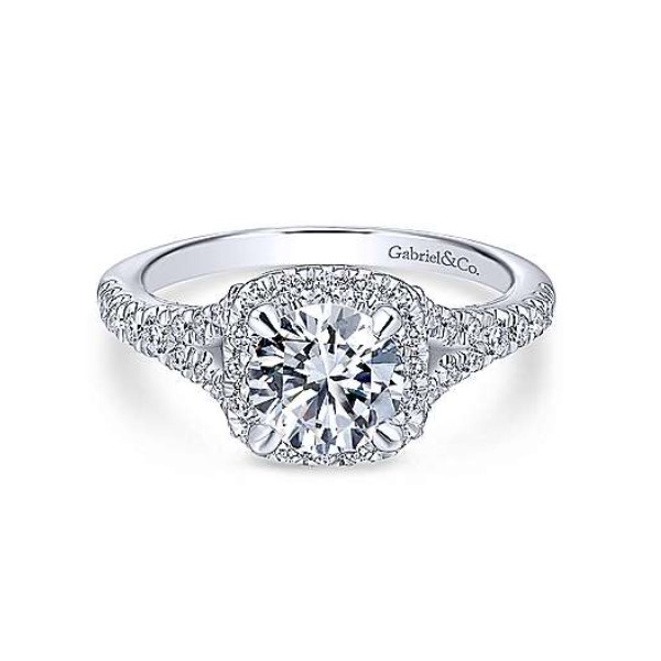 Diamond Semi-mount Engagement Ring