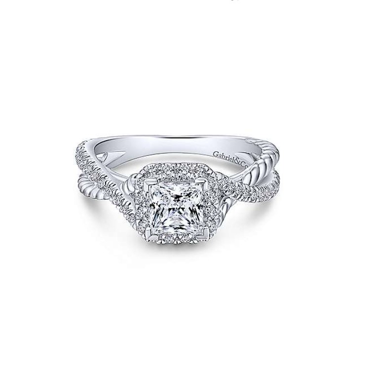 Diamond Semi-mount Engagement Ring