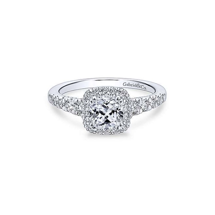 Diamond Semi-mount Engagement Ring