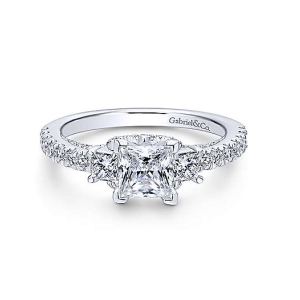 Diamond Semi-mount Engagement Ring