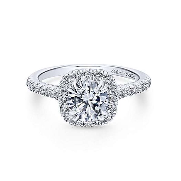 Diamond Semi-mount Engagement Ring