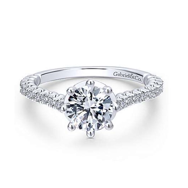 Diamond Semi-mount Engagement Ring