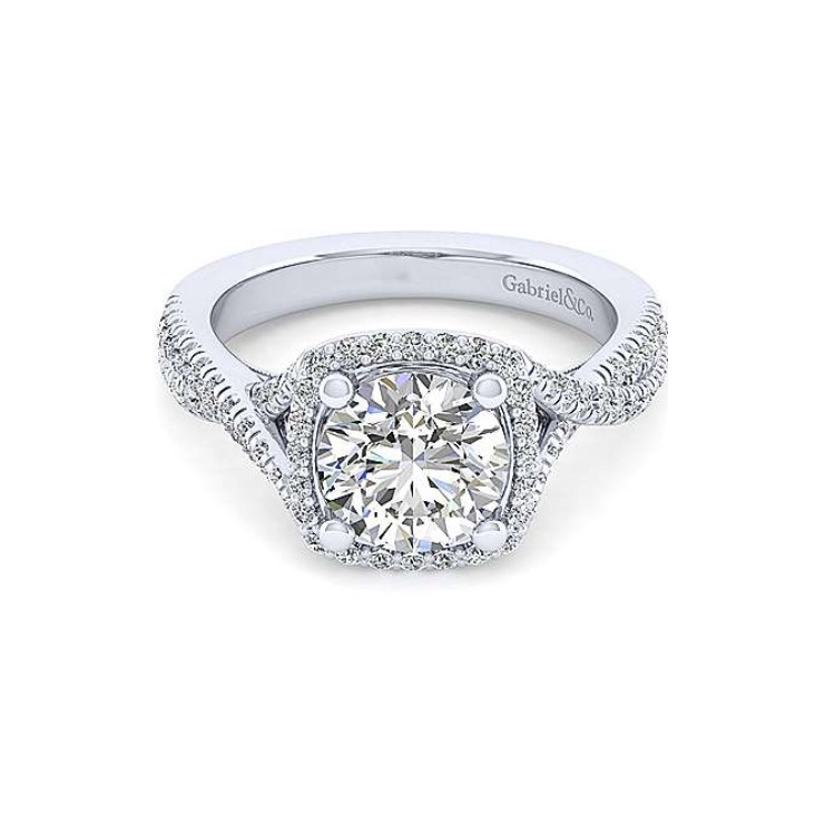 Diamond Semi-Mount Engagement Ring