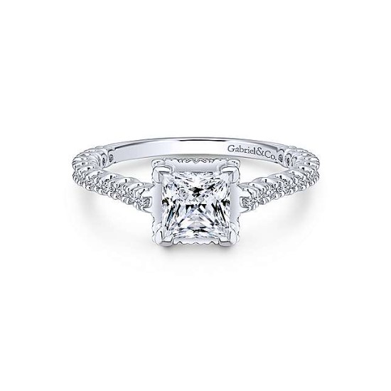 Diamond Semi-mount Engagement Ring