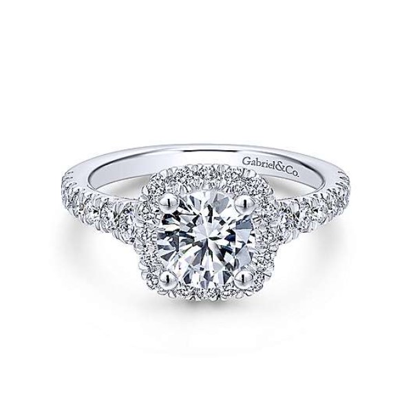 Diamond Semi-mount Engagement Ring