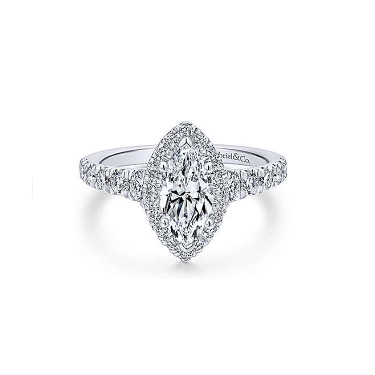 Diamond Semi-mount Engagement Ring