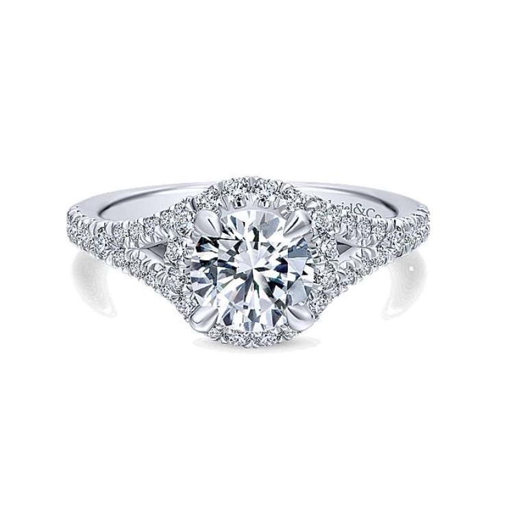 Diamond Semi-mount Engagement Ring