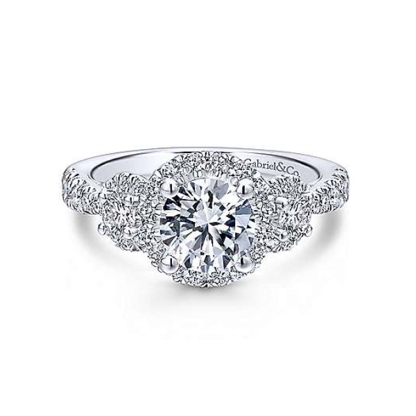 Diamond Semi-mount Engagement Ring