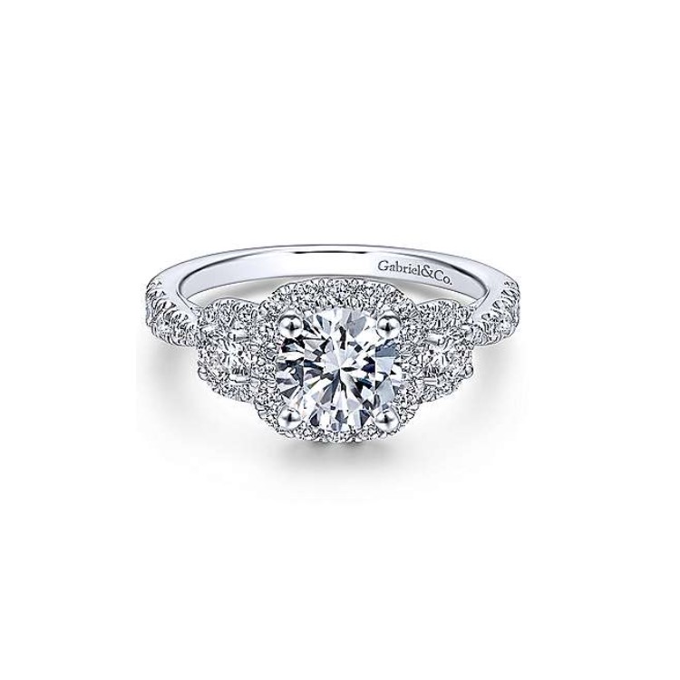 Diamond Semi-mount Engagement Ring