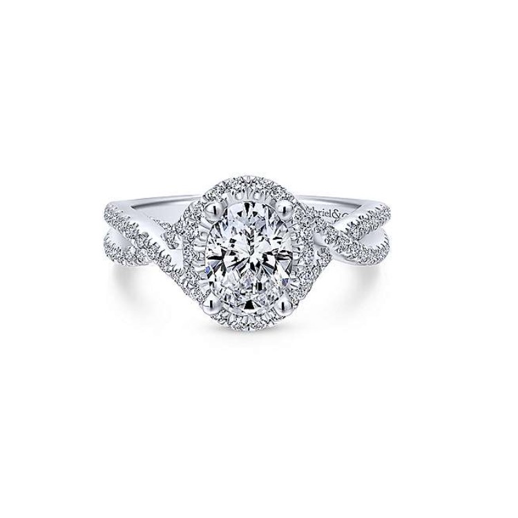 Diamond Semi-mount Engagement Ring