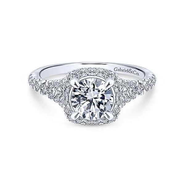 Diamond Semi-mount Engagement Ring