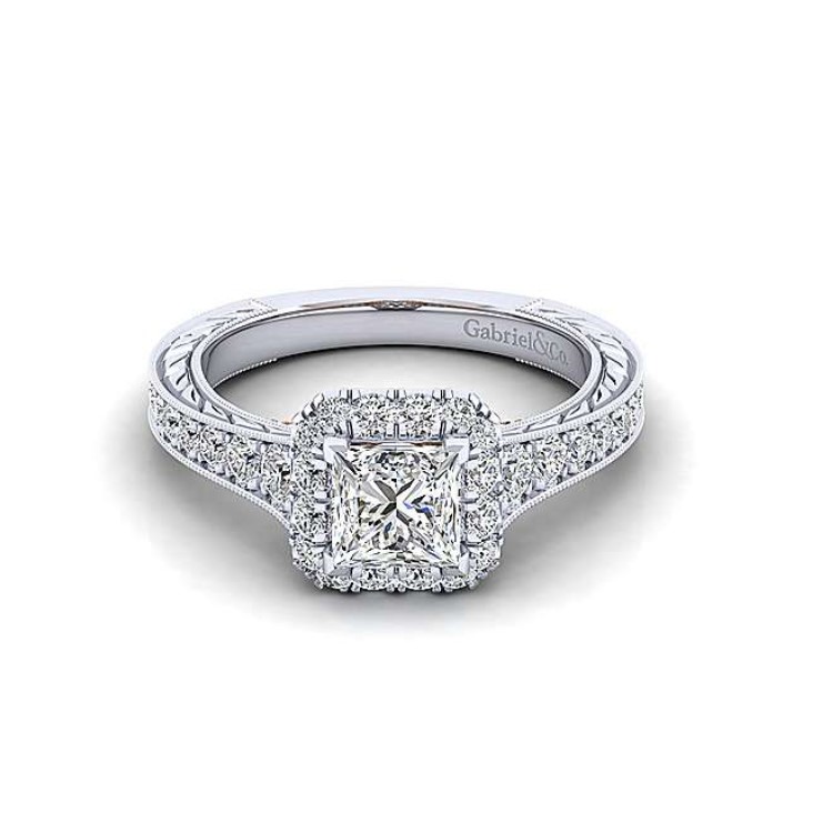 Diamond Semi-mount Engagement Ring