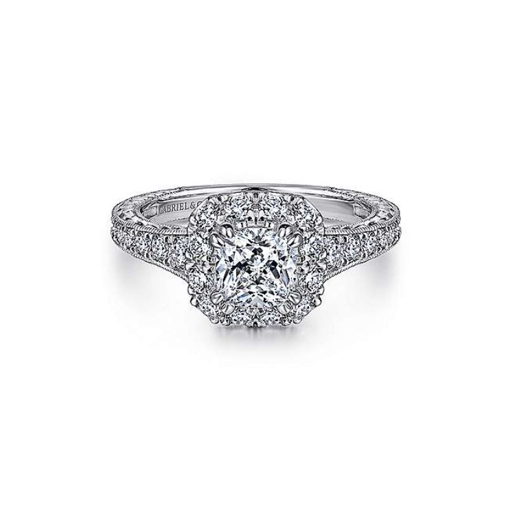 Diamond Semi-mount Engagement Ring